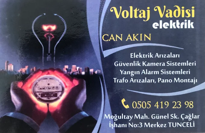 Tunceli Voltaj Vadisi Elektrik
